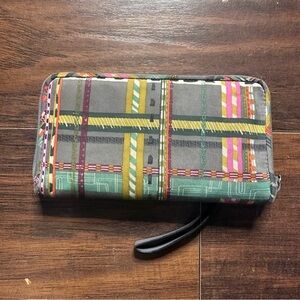 Vera Bradley Plaid Wristlet Wallet